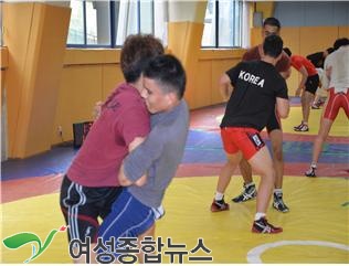 인천시 아시아경기대회지원본부, 투르크메니스탄 레슬링 선수단 초청 전지훈련 수료