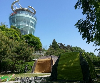 서부공원사업소, 월미공원 전망대 주변  ‘가족 힐링 야영장’ 운영