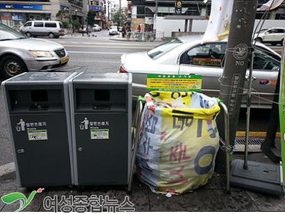 마포구 버려지는 폐현수막, 재활용품 수거용 자루로 재탄생