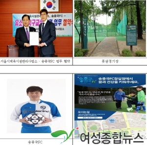 서울시, 송종국FC와 공동으로 유소년축구교실 운영