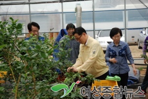 경기도 박수영 행정부지사, 메르스 삼중고 겪는 평택 농가서 봉사활동