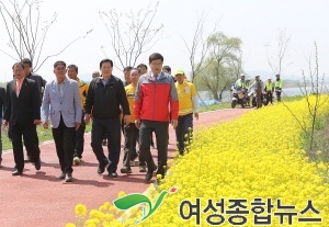 평택시, 오성강변 유채길 걷기대회