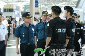 김치원 인천청장, 인천국제공항 대테러 안전 실태 점검