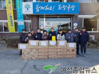 곡성군, 고달면청년회 21개 경로당 '사랑의 나눔 실천 위문품' 전달