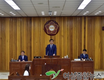 영광군 의회, 제1차 정례회 기간 중 군정질문 실시