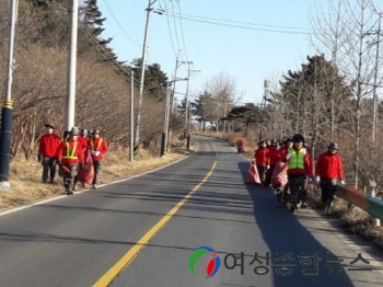 옹진군 백령면, “구정맞이 대청결 운동” 실시