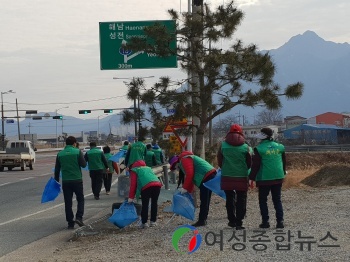 영암군 덕진면, 설맞이 대청소에 구슬땀