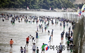 진도군, 진도읍 청용 어촌체험마을 개매기 체험 행사 개최