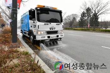 수원시‘자동노면살수시스템’ 설치