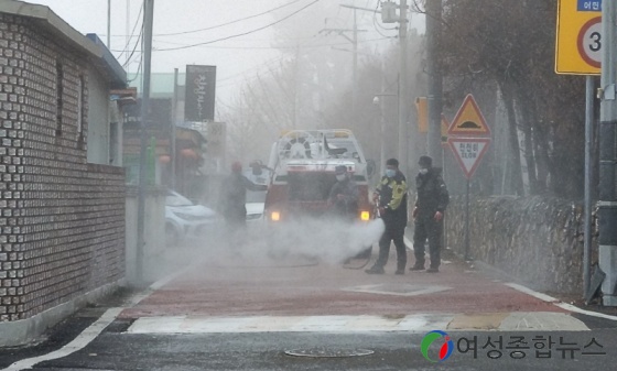 옹진군 연평면, 코로나19 확산방지 위해 민·관·군 합동방역 실시