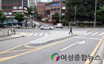 동작구, 보행자 안전 중심의 횡단보도 교통섬 조성