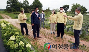 이상익 함평군수, 주요관광지 현장 점검