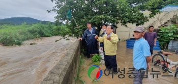 김준성 영광군수, 집중호우 피해현장 긴급 복구에 나서