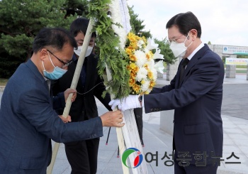 이용섭 광주광역시장, 제75주년 8·15 광복절’에서  친일 단죄문 세우고 민족정기 바로 세워나가겠다