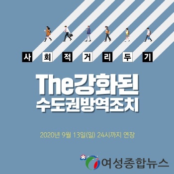 성남시, ‘강화된 사회적 거리두기 2단계’ 연장...오는 13일까지 