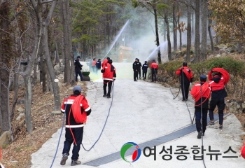 해남군, 봄철 산불제로화로 6억여원 경제가치 창출