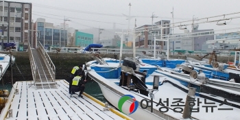 완도해경, 한파주의보 따른 안전사고 예방 활동에 총력 기울여