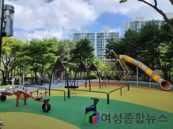 용인'처인구 김량장동 아리랑어린이공원과 인접한 소공원' 새로 단장