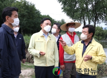 조성명 강남구청장 수해  현장 점검