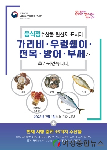 동대문구, 음식점 위생 및 원산지 표시 특별 지도점검