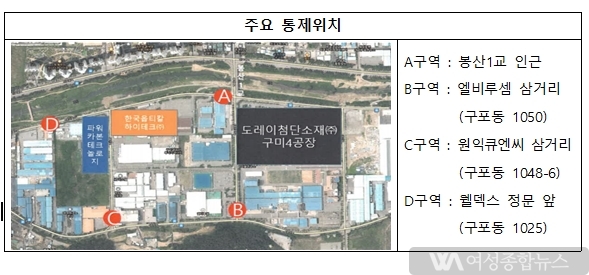 구미시, 태풍 '카눈' 피해 우려 지역 긴급 행정명령 발동