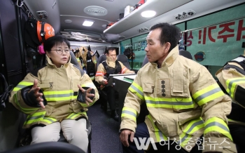 이순희 강북구청장, 을지연습 민방공 소방훈련 참여