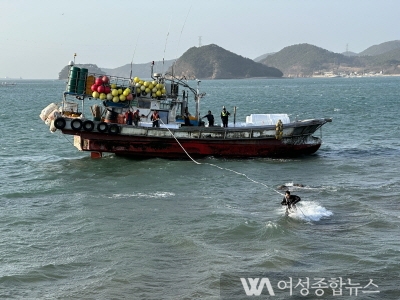 평택해양경찰서 충남 당진 도비도 인근해상 어선 좌초...인명피해 없어