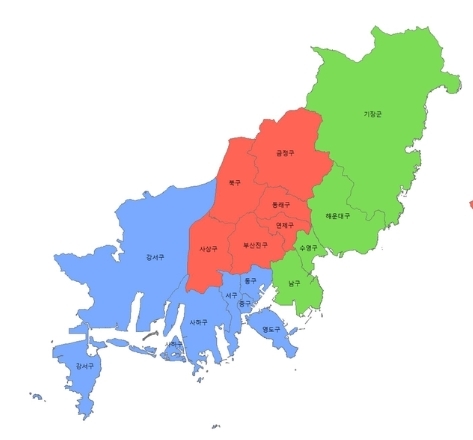 기상청'부산과 울산 특보구역 세분화' 