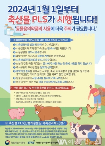 봉화군, 축산물 잔류허용물질 목록관리제도(PLS) 홍보강화