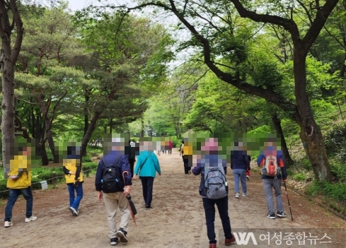 안양시 만안구보건소, 재가암환자 숲치료 나들이 진행