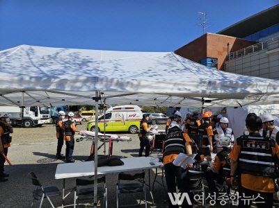 강화군, 다수 사상자 발생 대비 위한 구급 대응 훈련 실시