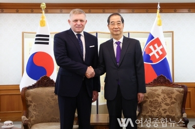 한덕수 국무총리, '피초' 슬로바키아 총리와 면담